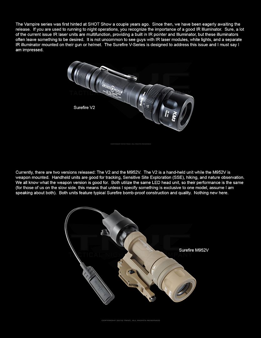 IR Illuminator Shoot Out Review! Updated with the Surefire Vampire IR